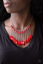 Load image into Gallery viewer, Venturous Vibes Necklace - Red