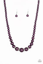 Load image into Gallery viewer, Party Pearls Necklace - Purple