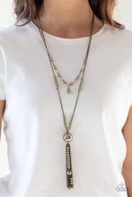 Load image into Gallery viewer, Abstract Elegance Necklace - Brass