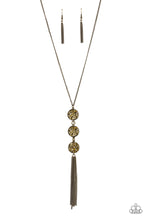 Load image into Gallery viewer, Triple Shimmer Necklace - Brass