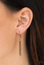 Load image into Gallery viewer, Triple Shimmer Necklace - Brass