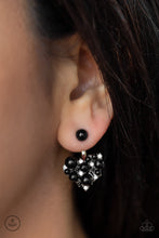 Load image into Gallery viewer, Star-Studded Success Earrings - Black