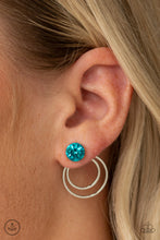 Load image into Gallery viewer, Word Gets Around Earrings - Blue