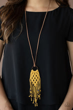 Load image into Gallery viewer, Its Beyond MACRAME! Necklace - Yellow