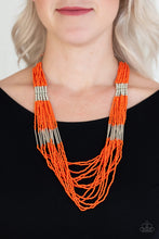 Load image into Gallery viewer, Let It BEAD Necklace - Orange