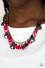 Load image into Gallery viewer, Hurricane Season Necklace - Red (Maroon)