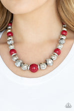 Load image into Gallery viewer, Weekend Party Necklace - Red