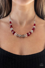 Load image into Gallery viewer, Distracted by Dazzle Necklace - Red
