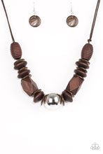 Load image into Gallery viewer, Grand Turks Getaway Necklace - Brown
