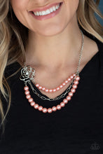 Load image into Gallery viewer, Fabulously Floral Necklace - Orange