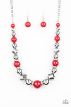 Load image into Gallery viewer, Weekend Party Necklace - Red
