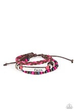 Load image into Gallery viewer, Let Faith Be Your Guide Bracelet - Multi "Faith,"