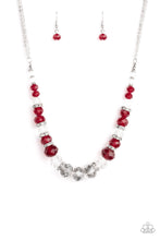 Load image into Gallery viewer, Distracted by Dazzle Necklace - Red