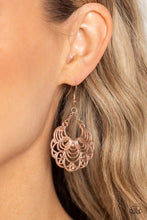 Load image into Gallery viewer, Frilly Finesse Earrings - Rose Gold
