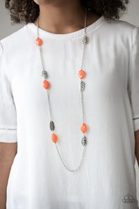 Beachfront Beauty Necklace - Orange