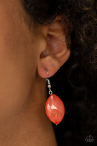 Beachfront Beauty Necklace - Orange