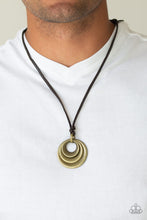 Load image into Gallery viewer, Desert Spiral Necklace - Uniquely Urban Brass
