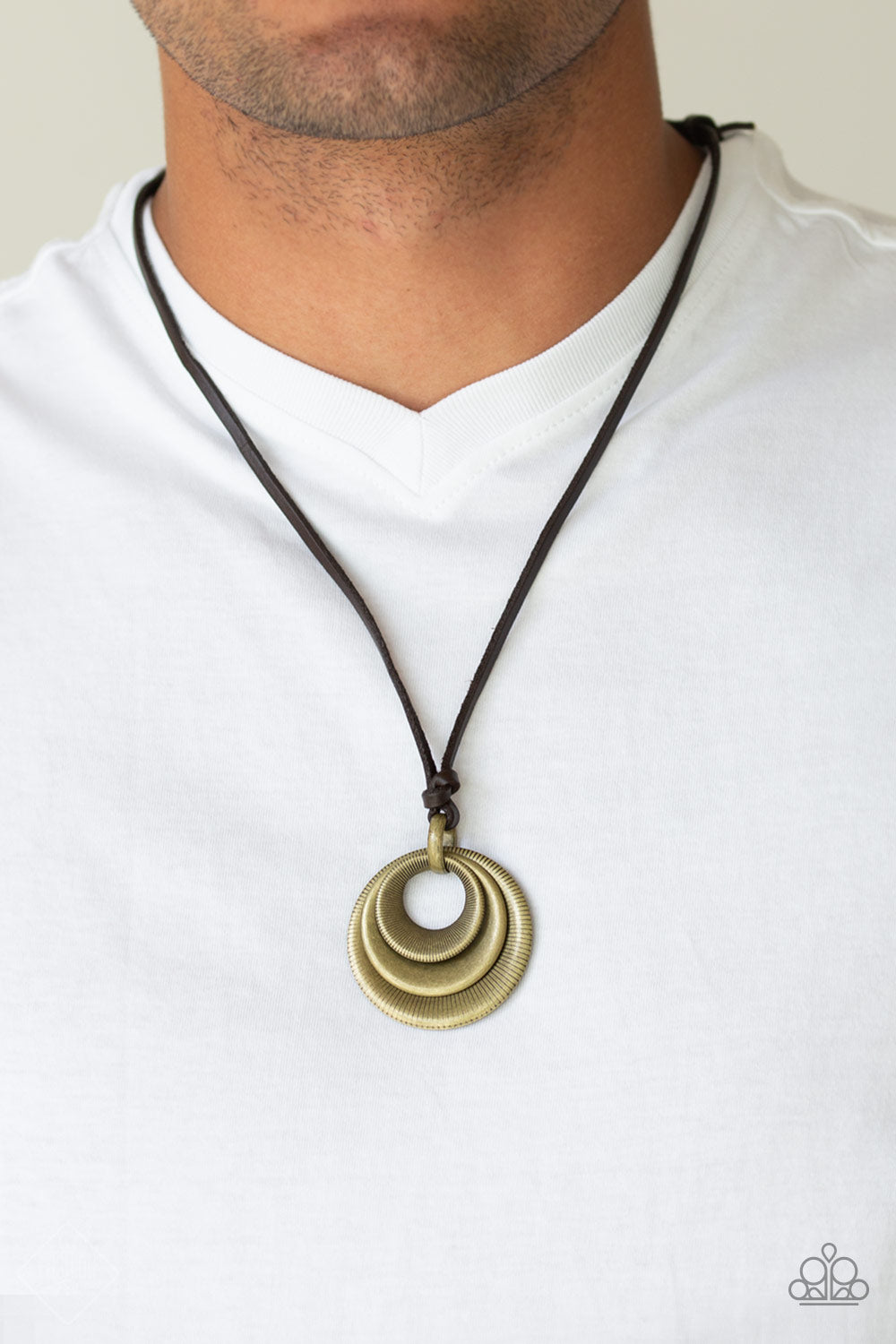 Desert Spiral Necklace - Uniquely Urban Brass