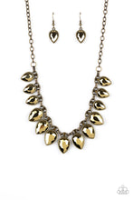 Load image into Gallery viewer, FEARLESS is More Necklace - Brass
