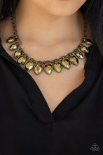 Load image into Gallery viewer, FEARLESS is More Necklace - Brass

