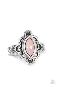 Glass Half-COLORFUL Ring - Pink