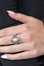 Load image into Gallery viewer, Glass Half-COLORFUL Ring - Pink
