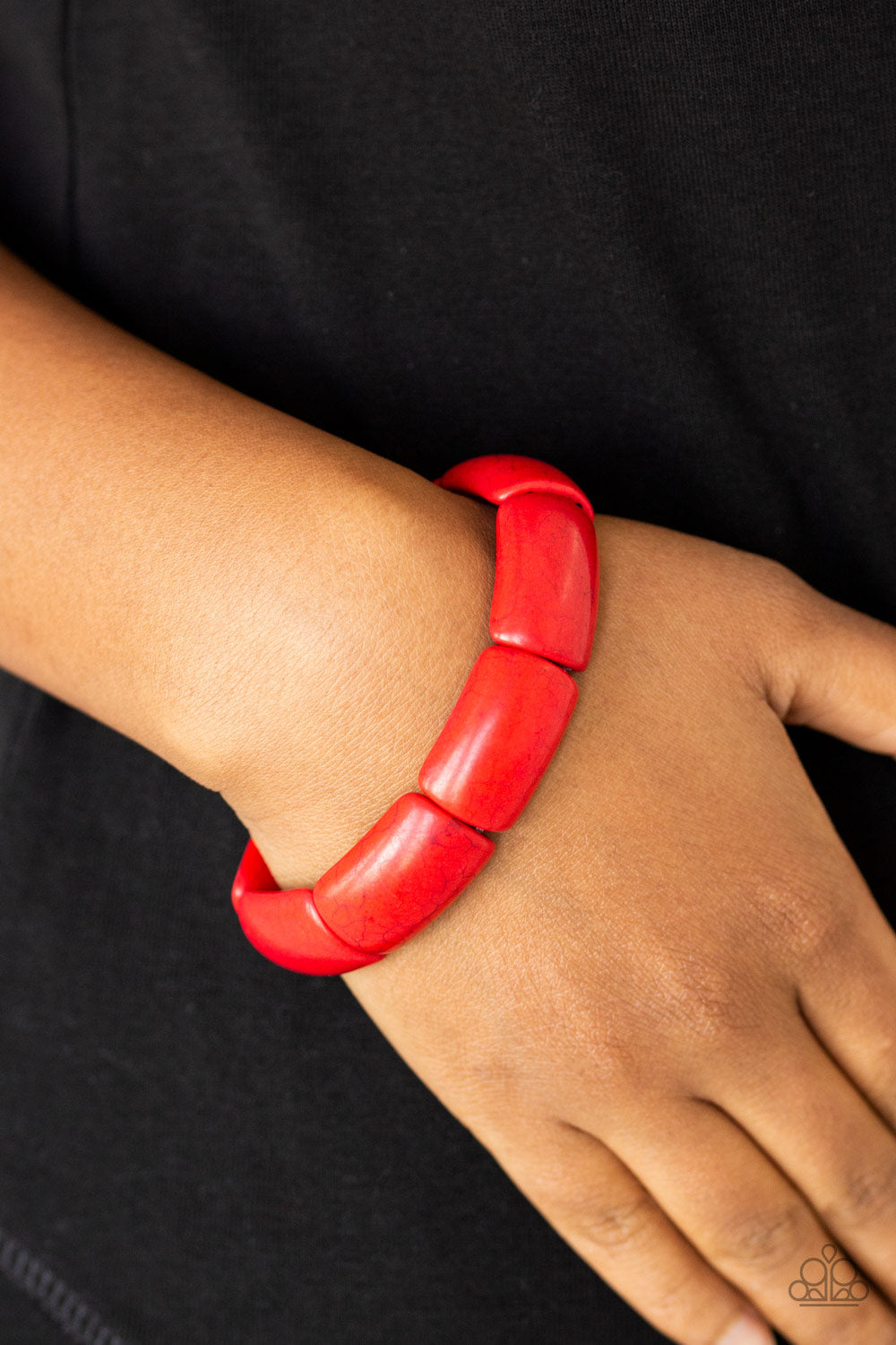 Peace Out Bracelet - Red