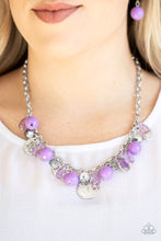 Load image into Gallery viewer, Prismatic Sheen Necklace - Purple
