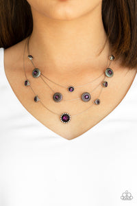 SHEER Thing! Necklace - Purple