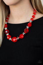 Load image into Gallery viewer, Dine and Dash Necklace - Red
