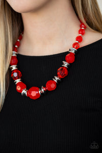 Dine and Dash Necklace - Red