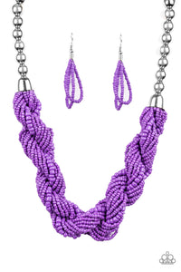 Savannah Surfin Necklace - Purple