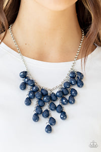 Serenely Scattered Necklace - Blue
