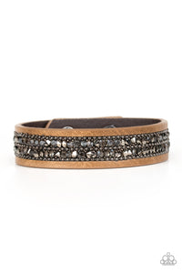 Crunch Time Wrap Bracelet - Brown