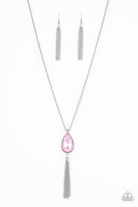 Elite Shine Necklace - Pink