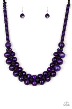 Load image into Gallery viewer, Caribbean Cover Girl Necklace - Purple
