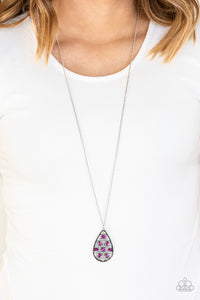 Gala Glimmer Necklace - Pink