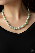 Load image into Gallery viewer, Pearl Heirloom Necklace - Green
