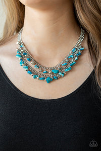 Pebble Pioneer Necklace - Blue