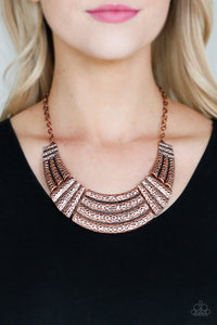 Ready To Pounce Necklace - Copper