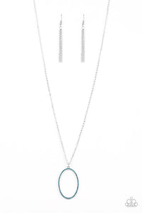 A Dazzling Distraction Necklace - Blue