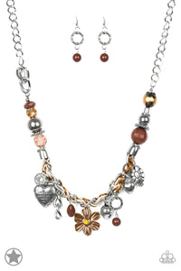 Charmed, I Am Sure Necklace - Brown
