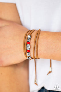 Clear A Path Bracelet - Red