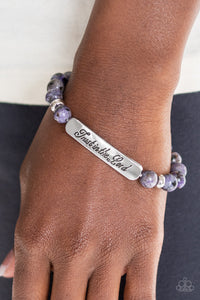 Keep The Trust Bracelet - Purple