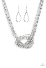 Load image into Gallery viewer, Knotted Knockout Necklace - Silver
