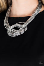 Load image into Gallery viewer, Knotted Knockout Necklace - Silver
