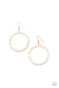 Pearl Palace Earrings - Gold