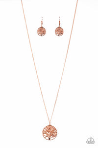 Save The Trees Necklace - Copper