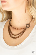 Load image into Gallery viewer, CHAINS of Command Necklace - Copper
