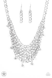 Fishing for Compliments Necklace - Silver